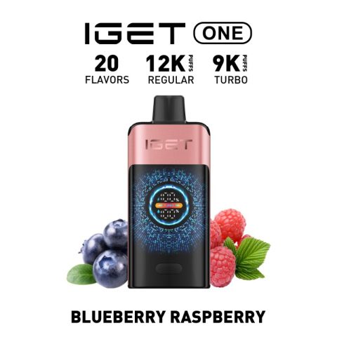 iGet One 12000 Puffs - Blueberry Raspberry
